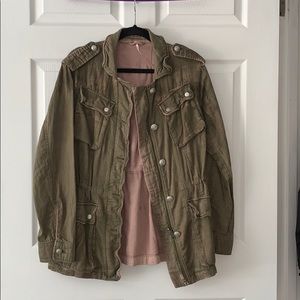Free People Olive Green Jacket